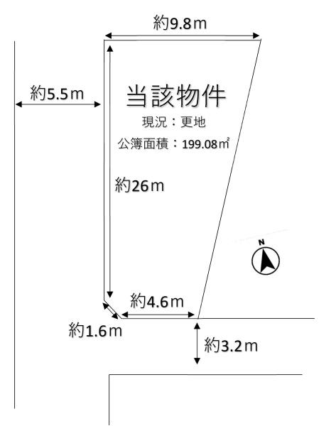 徳島市応神町吉成字轟の売土地