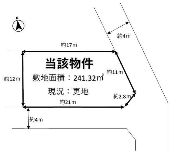 徳島市論田町元開の売土地