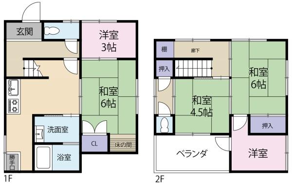徳島市鮎喰町２丁目の中古一戸建て