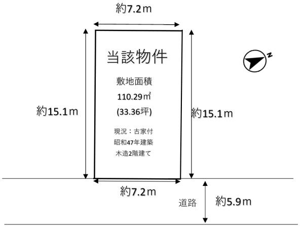 徳島市西須賀町東開の土地