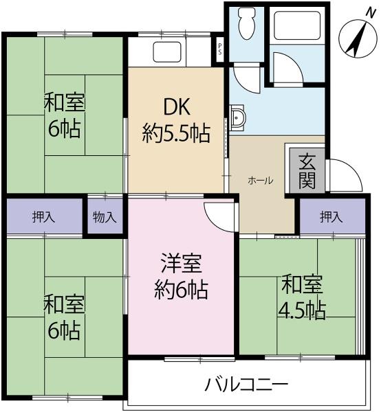 高倉台４団地　２２号棟