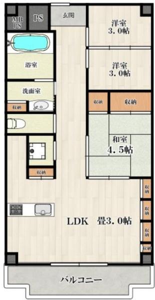 すみれ橋第二コーポ4号棟