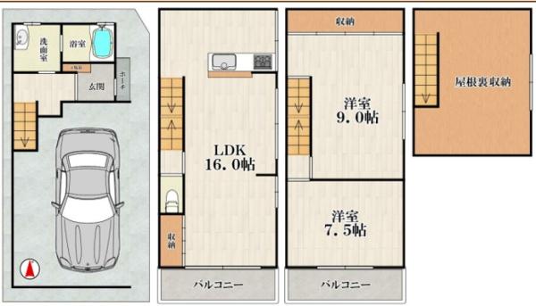 大阪市城東区野江１丁目の中古一戸建て