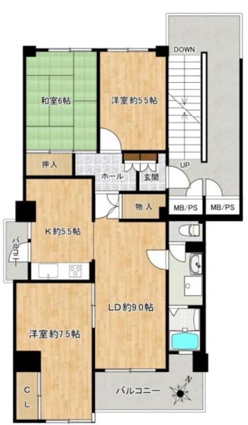 佃第２コーポ四号棟