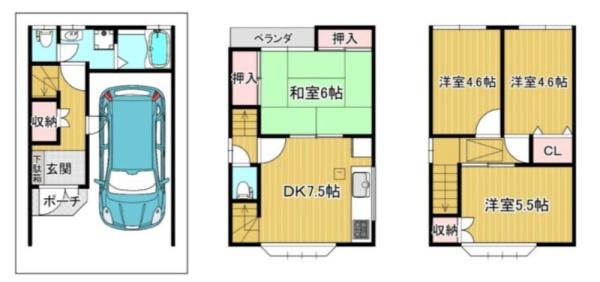 大阪市旭区高殿４丁目の中古一戸建