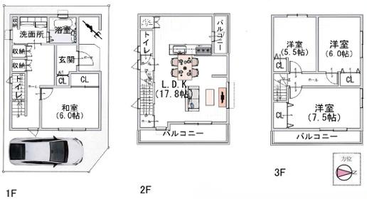 大阪市城東区東中浜７丁目の中古一戸建