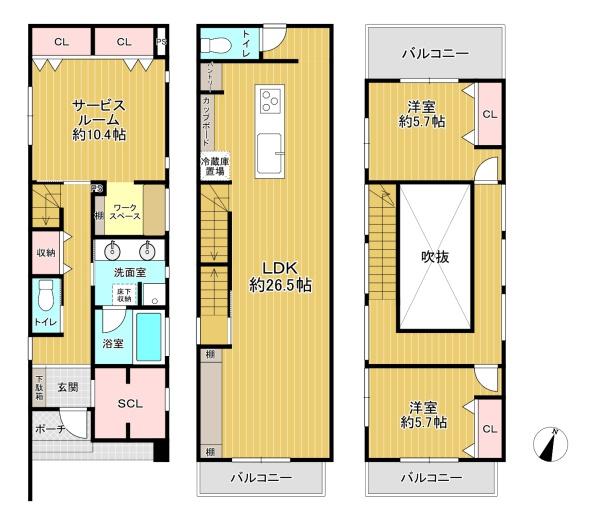 大阪市天王寺区真法院町の新築一戸建