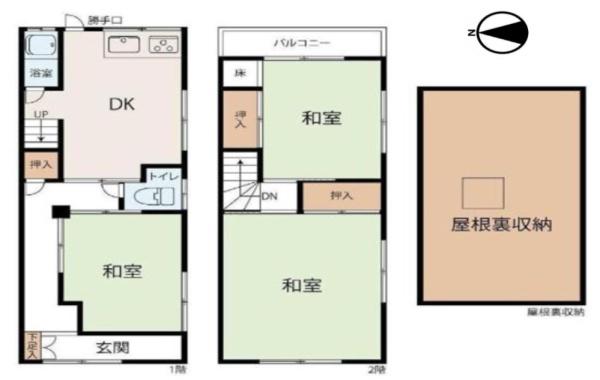 大阪市平野区瓜破西２丁目の中古一戸建
