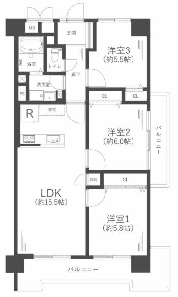 新北野ローズハイツ