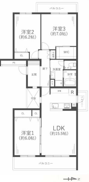 リバーサイドともぶち第一住宅第３４号棟