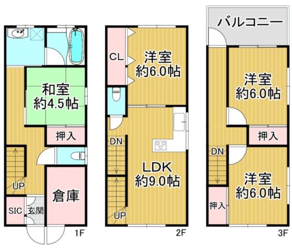 大阪市淀川区東三国２丁目の中古一戸建
