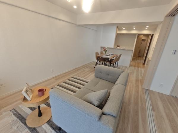 御幣島スカイハイツ(リビング)