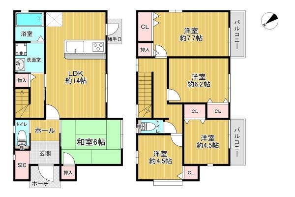 橋本市さつき台２丁目の中古一戸建