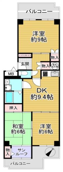 エバーグリーンポートタウン１１号棟B