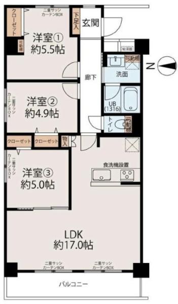 サニーコーポ東三国