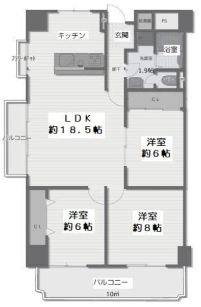 オリーブハイツ相川　２号棟