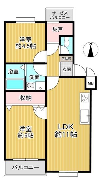 深江橋コーポ　F棟
