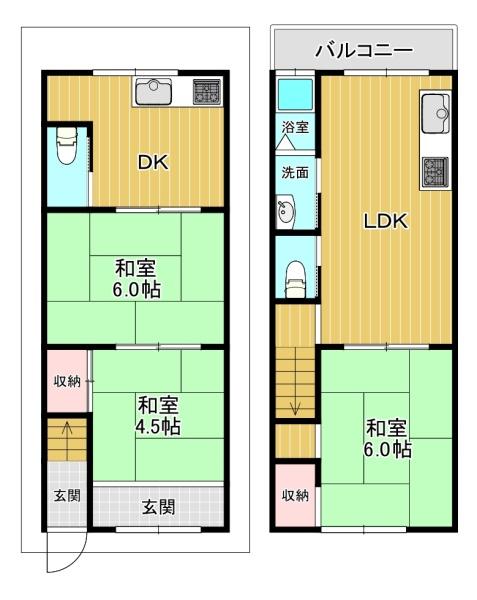 大阪市西成区旭３丁目の売土地