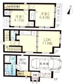 大阪市港区市岡３丁目の中古一戸建