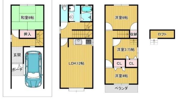 大阪市西淀川区姫島１丁目の中古一戸建