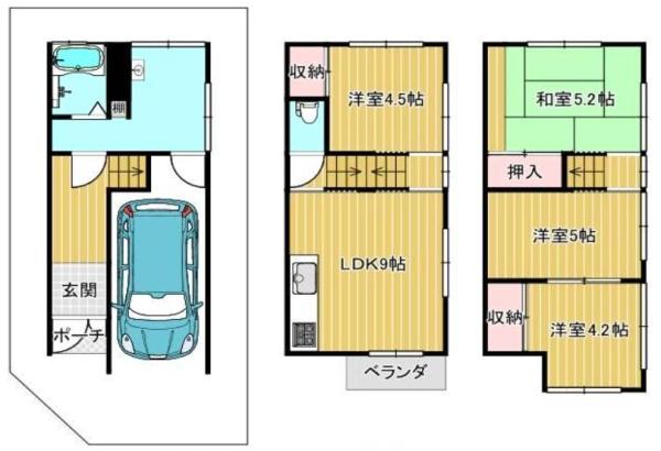 大阪市東淀川区小松５丁目の中古一戸建
