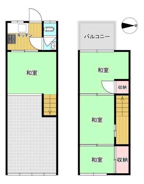 大阪市生野区中川４丁目の中古一戸建