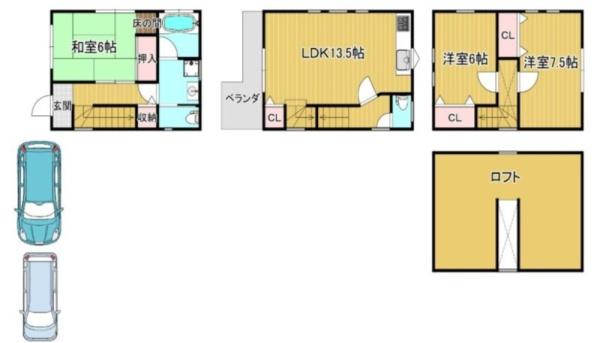 大阪市住之江区西住之江２丁目の中古一戸建
