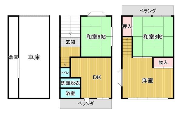 四條畷市大字中野　中古戸建