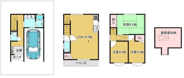 大阪市西淀川区御幣島４丁目の中古一戸建
