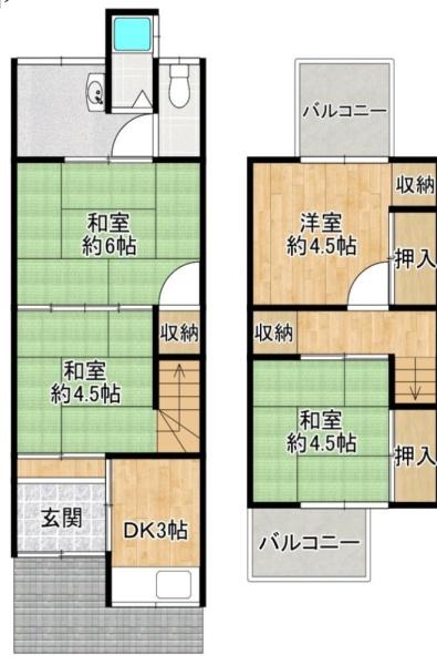 大阪市鶴見区横堤３丁目の中古一戸建