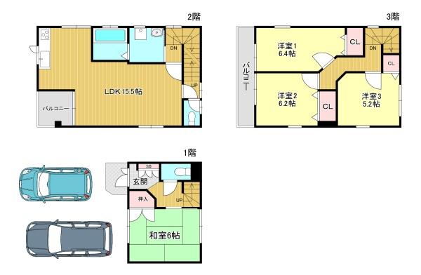 大阪市住之江区安立３丁目の中古一戸建て