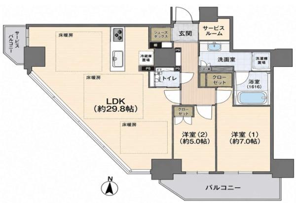 リバーガーデンタワー上町台筆ヶ崎