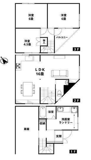 大阪市福島区海老江６丁目の中古一戸建て