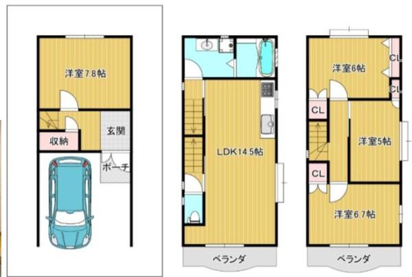 大阪市淀川区十三東４丁目の中古一戸建て