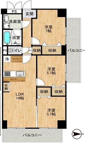 サンハイム第2中津
