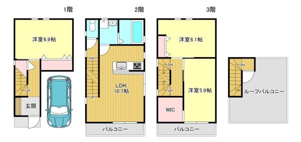 大阪市西淀川区姫島２丁目の新築一戸建