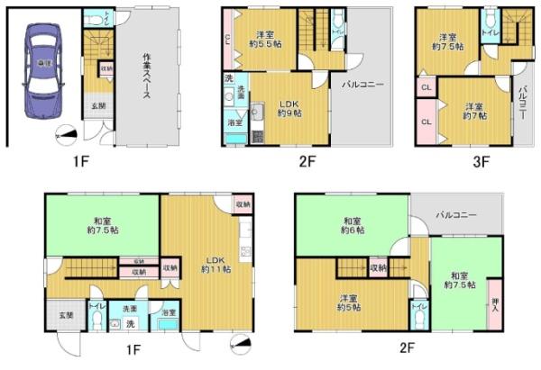 大阪市生野区巽南４丁目の中古一戸建て