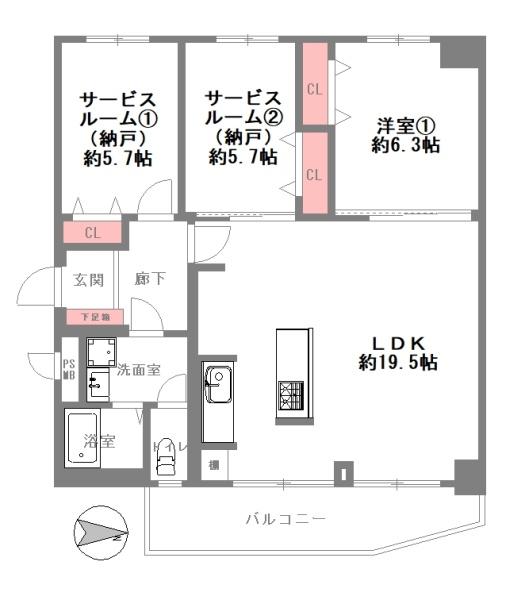 サンメゾン与力