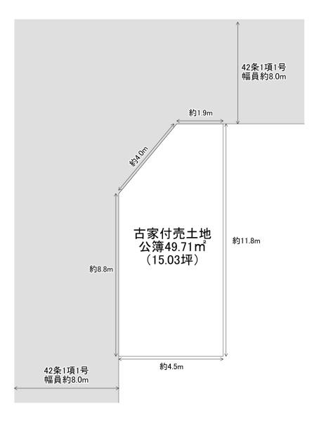 大阪市北区中津３丁目の売土地