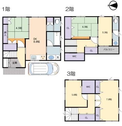 大阪市城東区鴫野東３丁目の中古一戸建て
