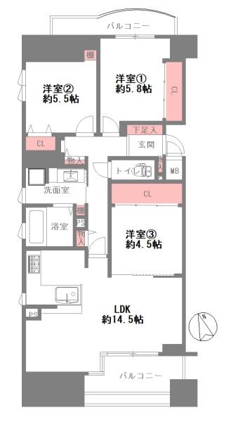 グランアッシュ谷町ラフィナーテ