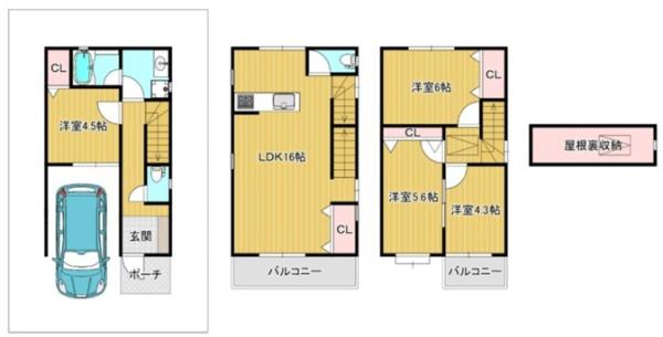 大阪市淀川区木川東１丁目の中古一戸建