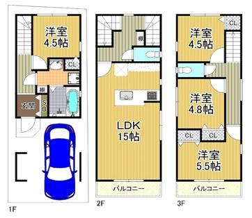 大阪市此花区春日出南2丁目の新築一戸建