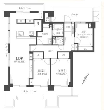 コスモハイツ新大阪２番館