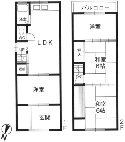 大阪市城東区今福東１丁目の中古一戸建て