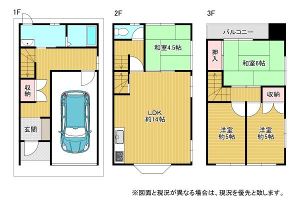 大阪市大正区鶴町１丁目の中古一戸建て