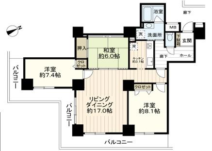 キングマンション堂島川