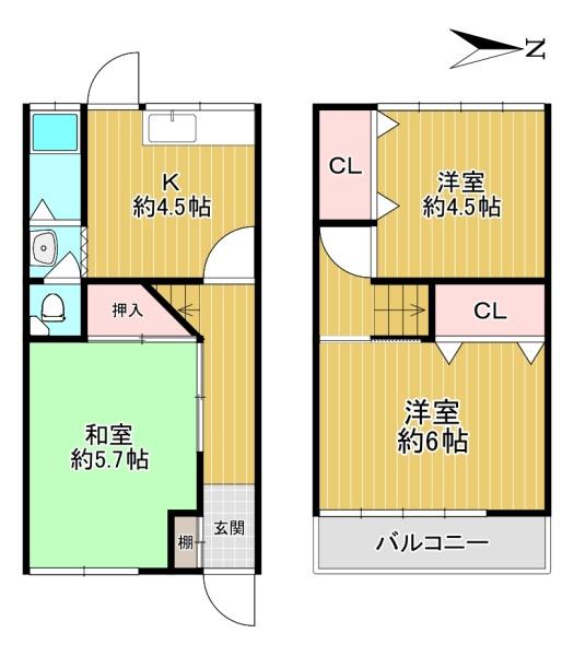 伊丹市昆陽南５丁目の中古一戸建て