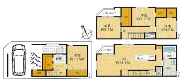 大阪市旭区新森３丁目の新築一戸建