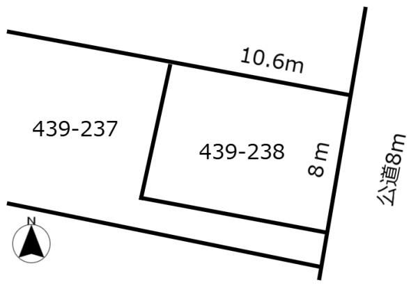 北郷１条９丁目(解体更地渡し)土地